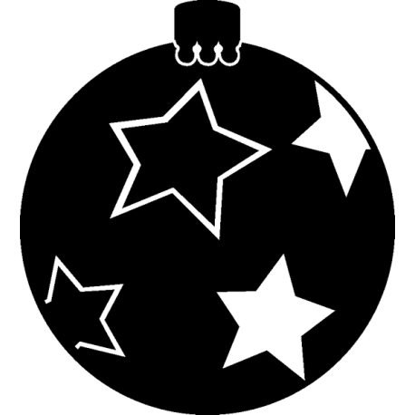 Игрушка для елки с рисунками звезд 3