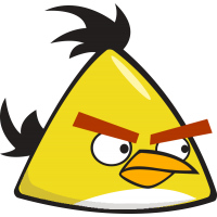 Желтая из Angry Birds