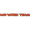 No Work Team оранжевая