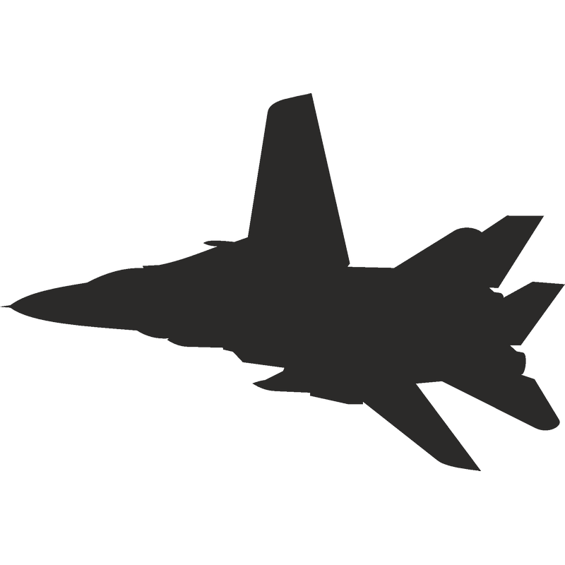 Аппликация на ткань "Истребитель F 14 Tomcat" - термонаклейка.