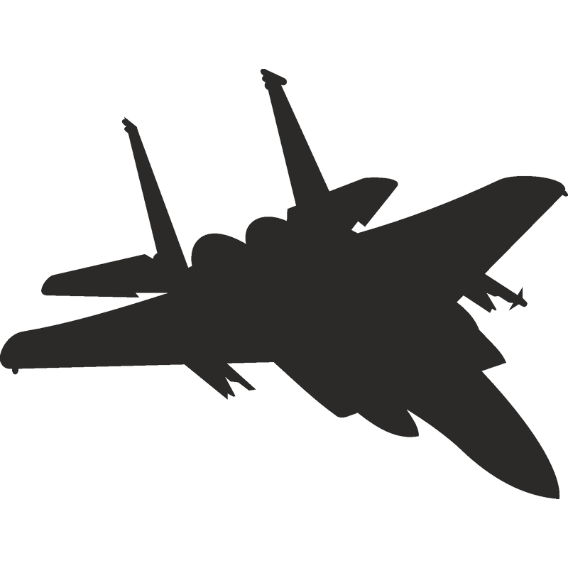 Аппликация на ткань "Истребитель F-15 Eagle" - термонаклейка 