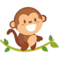 Улыбающаяся обезьяна