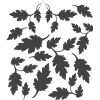 Камуфляжные пятна - листья, набор