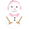 Снеговик в наушниках