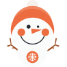 Снеговик в шапке