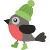 Птица в зеленой шапке