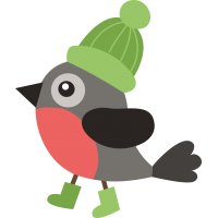 Птица в зеленой шапке