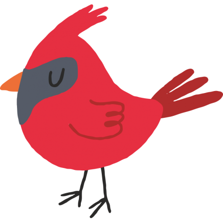 Красная птица