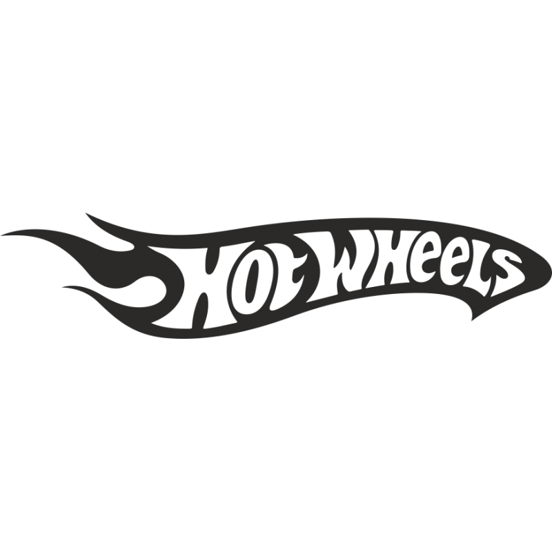 Аппликация на ткань "Логотип Hot Wheels (Хот Вилс)" - термонаклей...