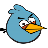 Синяя птица из Angry Birds – Злые Птицы