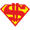 Доллар в стиле супермена