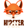 Hipster fox