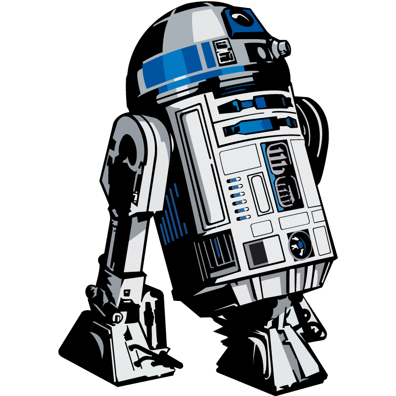 Аппликация на ткань "Р2-Д2 (R2-D2) Арту-Диту (Artoo-Detoo) Звездные Во...