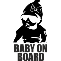 Baby on board - ребенок в машине - девочка